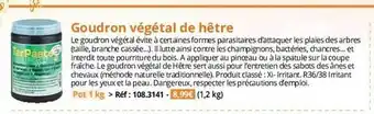 Goudron végétal de hêtre