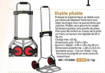 Magellan Diable pliable offre