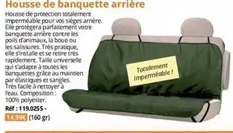 Magellan Housse de banquette arrière offre