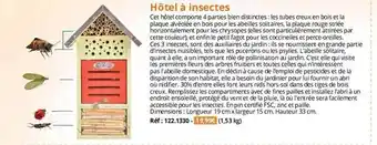 Magellan Hôtel à insectes offre