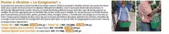 Panier à récoltes «le kangourou»