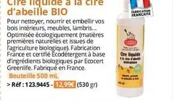 Magellan Cire liquide à la cire d'abeille bio offre