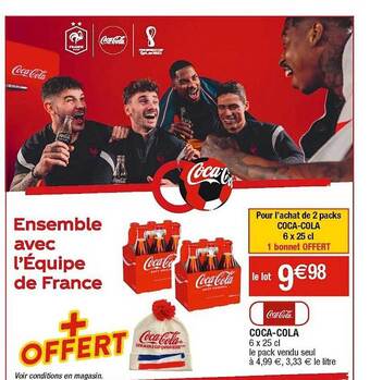 Cora x Carrefour Coca-cola offre