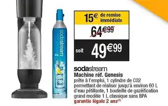 Cora x Carrefour Machine sodastream offre