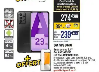 Cora x Carrefour Smartphone 6,4 offre