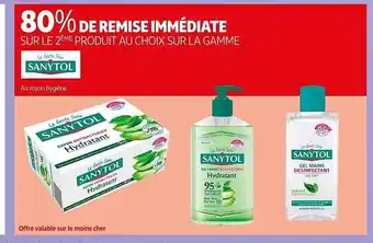 Auchan La gamme sanytol offre