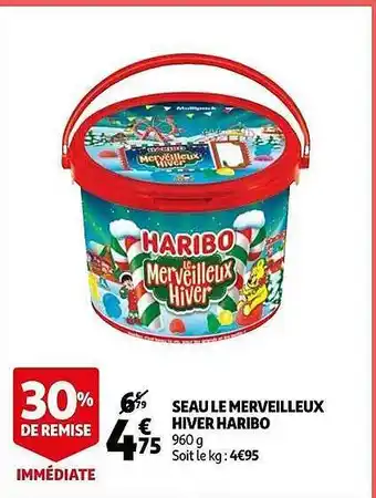 Auchan Seau le merveilleux hiver haribo offre