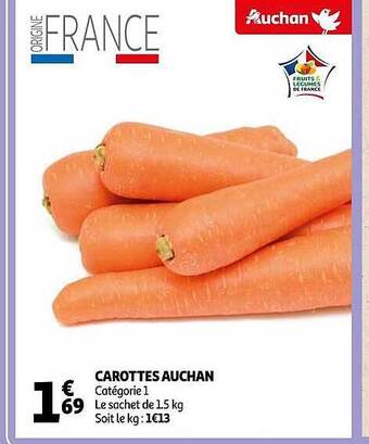 Auchan Carottes auchan offre