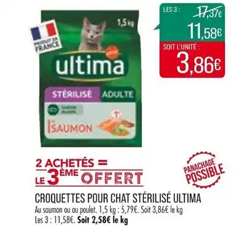 Match Croquettes Pour Chat Sterilise Ultima offre