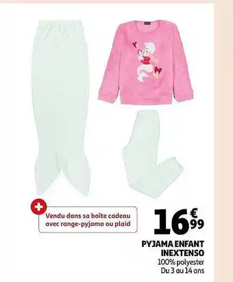 Auchan Pyjama enfant inextenso offre