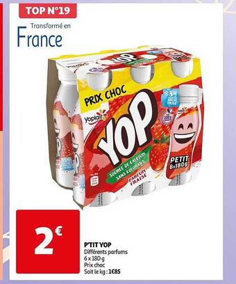 Auchan P'tit yop offre