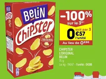 Leader Price Chipster L'original Belin offre