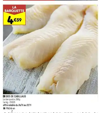 Dos De Cabillaud
