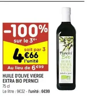 Leader Price Huile D'Olive Vierge Extra Bio Pernici offre