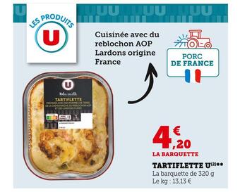 U Express U tartiflette offre