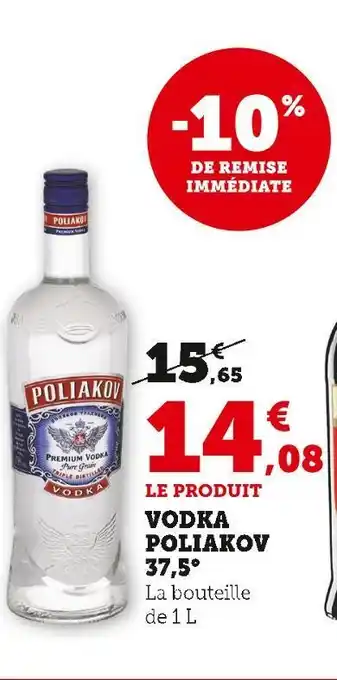 U Express Poliakov vodka 37,5° offre
