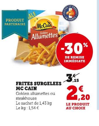 Mc cain frites surgelees