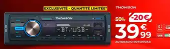 Feu Vert Thomson autoradio rdt507dab offre