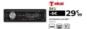 Feu Vert Tokai autoradio lar-83b offre