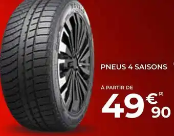 Feu Vert Pneus 4 saisons offre