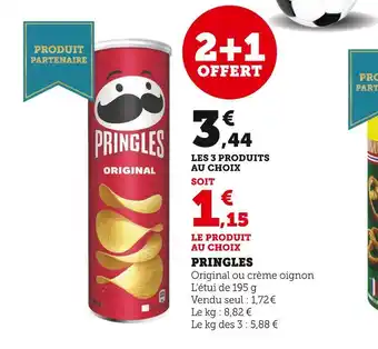 Super U Pringles pringles offre