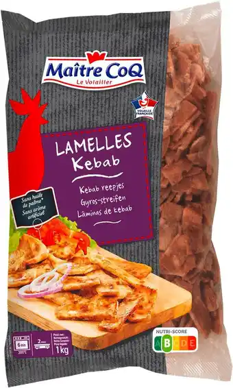 Match Maître coq lamelles de kebab cuites offre