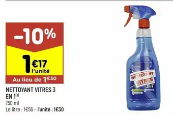 Leader Price Nettoyant vitres 3 en 1 ºleader price offre