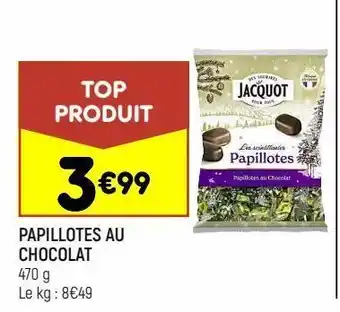 Leader Price Papillotes au chocolat jacquot offre