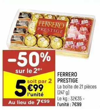 Leader Price Ferrero prestige offre