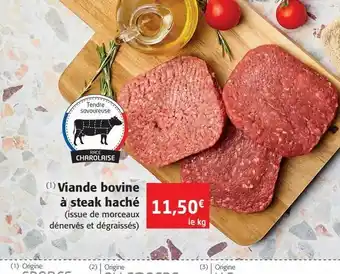 Colruyt Viande bovine à steak haché offre