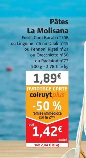 Colruyt Pâtes la molisana offre