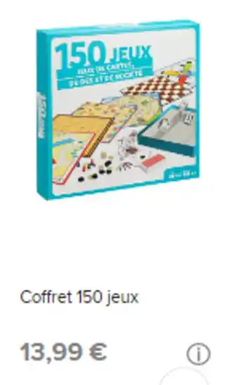 Stokomani Coffret 150 jeux offre