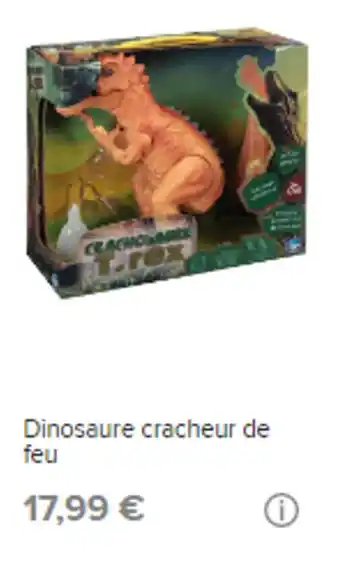 Dinosaure cracheur de feu