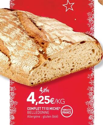 naturéO Belledonne complet t110 miche offre