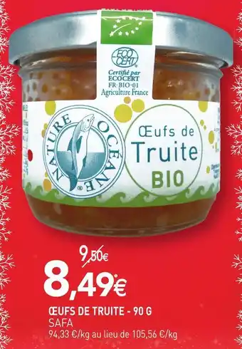 naturéO Safa œufs de truite offre