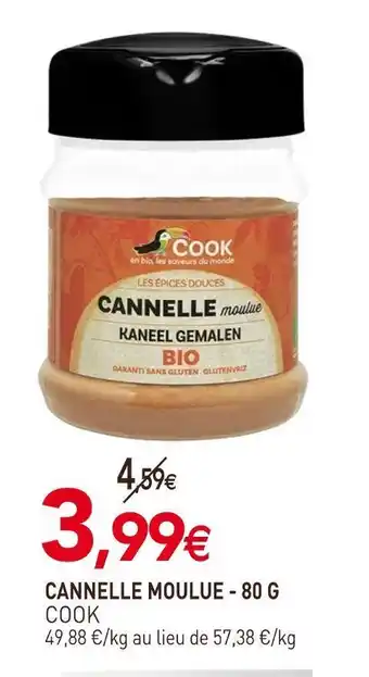 naturéO Cook cannelle moulue offre