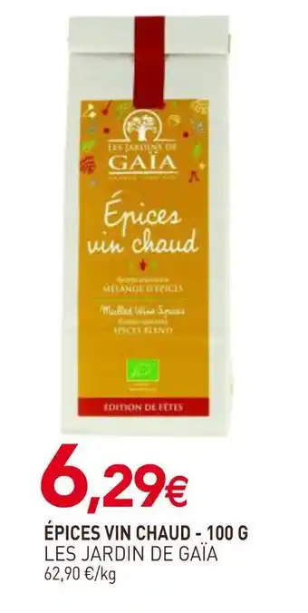 naturéO Les jardin de gaïa épices vin chaud offre