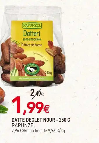 naturéO Rapunzel datte deglet nour offre