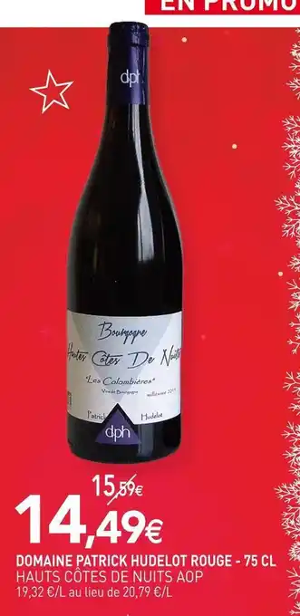 Domaine patrick hudelot domaine patrick hudelot rouge