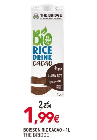 naturéO The bridge boisson riz cacao offre