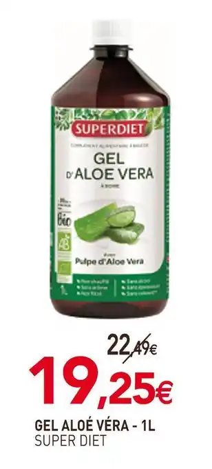 naturéO Super diet gel aloé véra offre