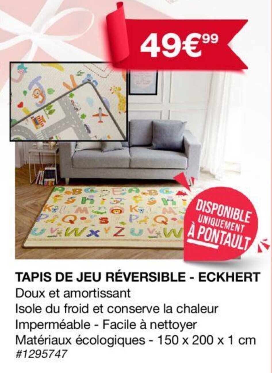 Promo Tapis de jeu réversible eckhert chez Costco