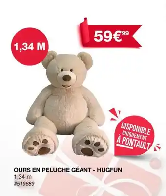 Costco Ours en peluche géant - hugfun offre