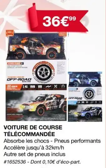 Voiture de course télécommandée