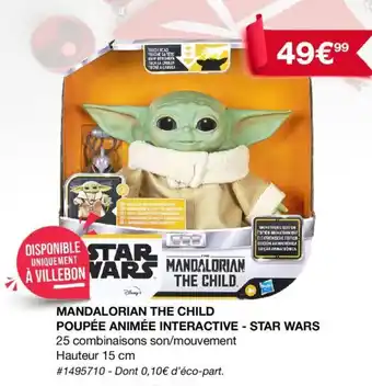 Costco Mandalorian the child poupée animée interactive - STAR WARS offre