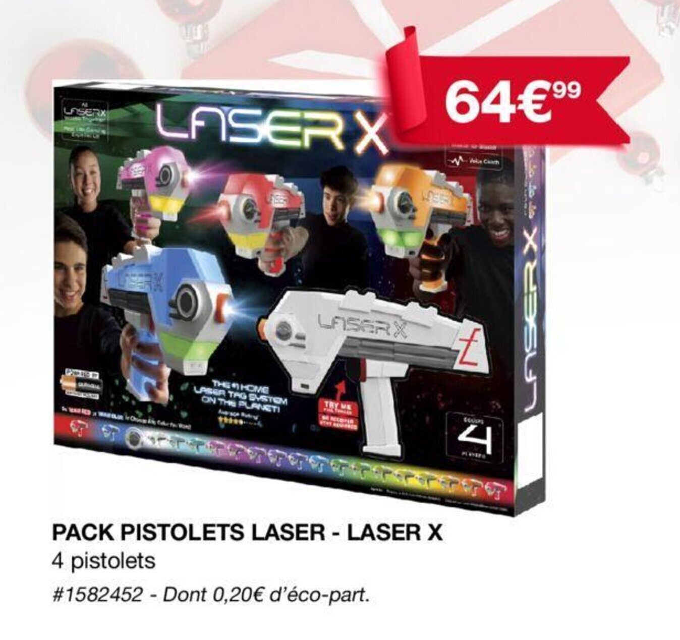 Promo Pack pistolets laser LASER X chez Costco