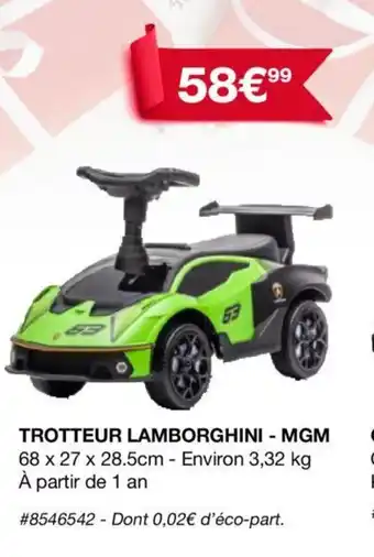 Trotteur lamborghini - mgm