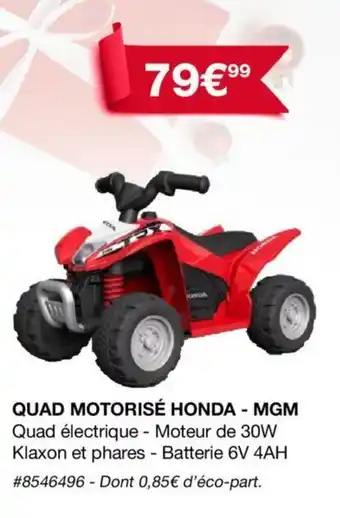 Quad motorisé honda - mgm