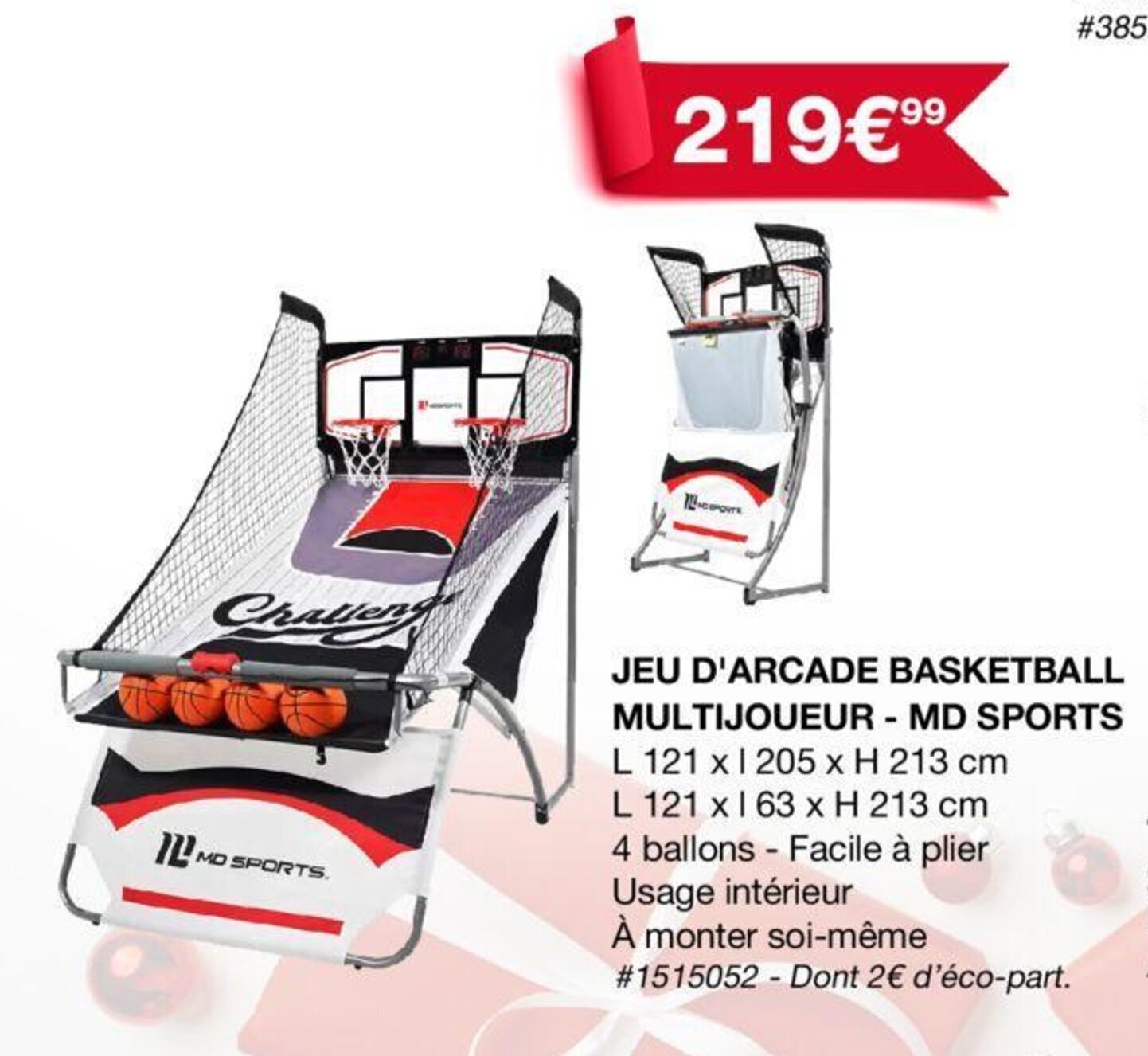 Promo Jeu d'arcade basketball multijoueur - md sports chez Costco