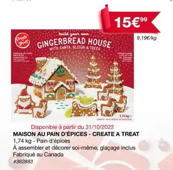 Maison au pain d'épices - create a treat